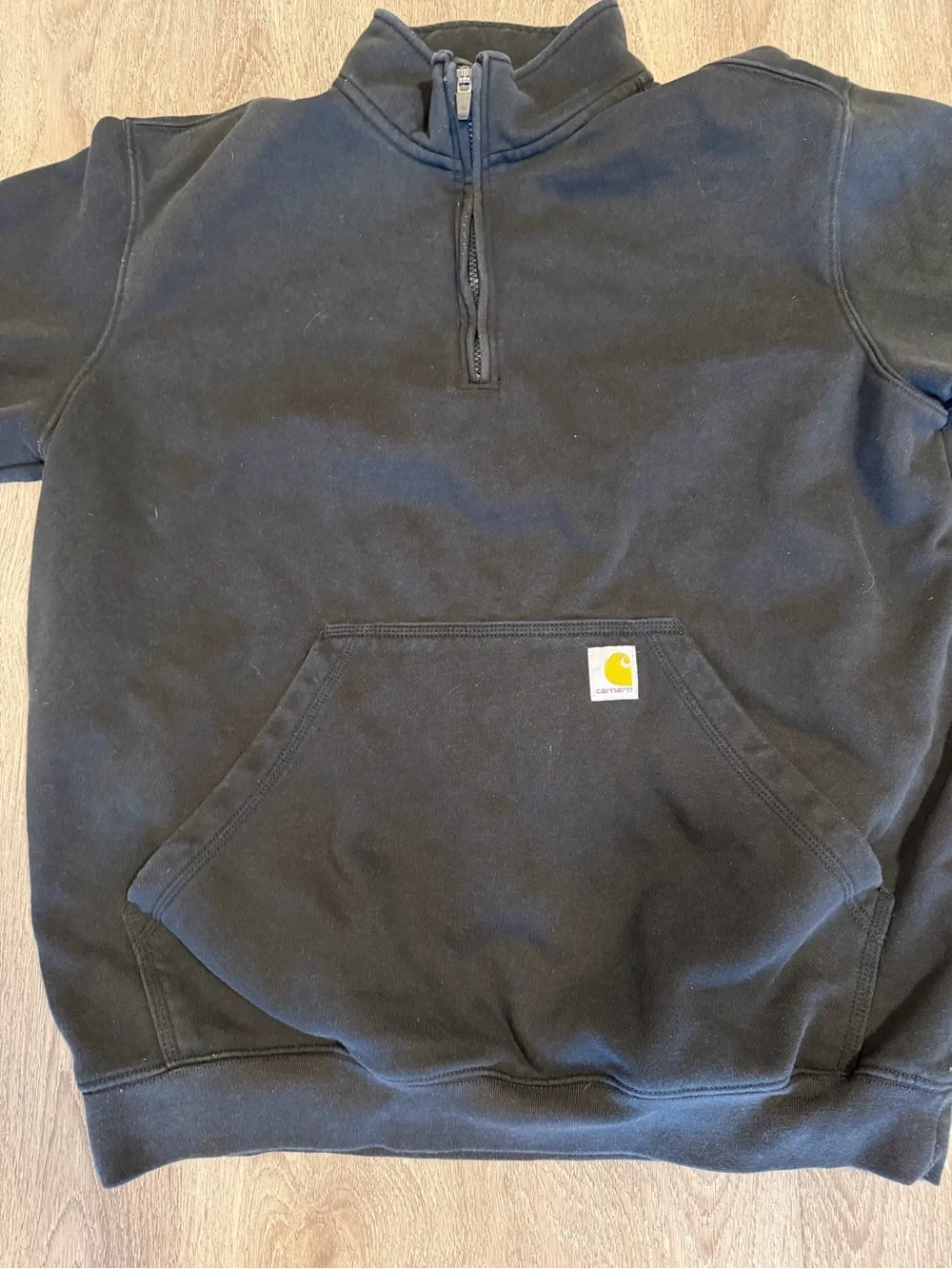 Carhartt Mens Rain Defender Loose Fit Heavyweight Quarter-Zip Sweatshirt Size L